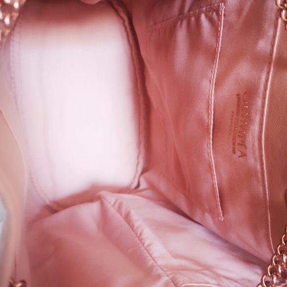 Auth Paco Rabanne Olympea Bucket Shoulder Bag Pink - Picture 9 of 16